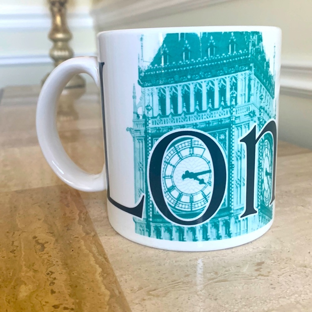 VINTAGE Starbucks Mug London England City coffee tea mug